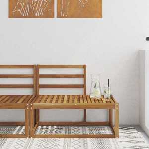 vidaXL Canapea de exterior natural 91 x 63 x 73 cm imagine