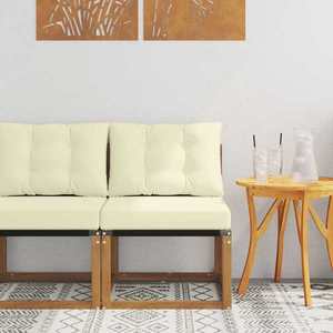 vidaXL Canapea centrală pentru exterior imagine