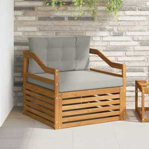 vidaXL Set de canapele de exterior Lemn Solid de Acacia natural imagine