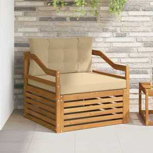 vidaXL Set de canapele de exterior Lemn Solid de Acacia natural imagine