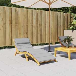 vidaXL Pernă de șezlong, gri, 180x60x4 cm, textil Oxford imagine