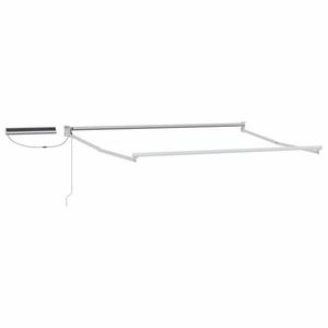 vidaXL Cadru copertină retractabil electric Alb 3 x 2, 5 m Oțel imagine