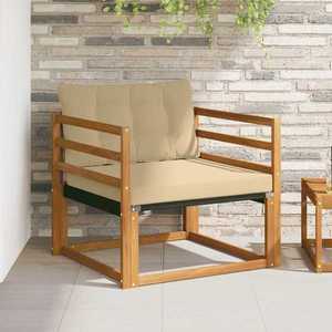 vidaXL Set de canapele de exterior Lemn solid de Acacia și Textilene imagine