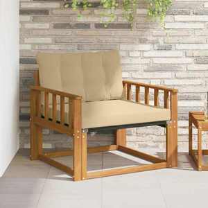 vidaXL Set de canapele de exterior Lemn solid de Acacia și Textilene imagine