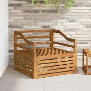 vidaXL Set de canapele de exterior Lemn Solid de Acacia natural imagine