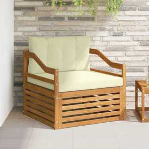 vidaXL Set de canapele de exterior Lemn Solid de Acacia natural imagine
