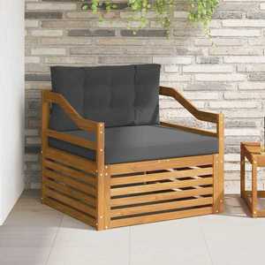 vidaXL Set de canapele de exterior Lemn Solid de Acacia natural imagine