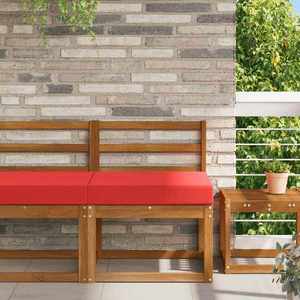 vidaXL Perna pentru canapea de exterior Roșu 60 x 60 x 8 cm Poliester imagine