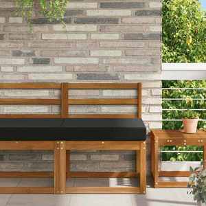 vidaXL Perna pentru canapea de exterior Negru 60 x 60 x 8 cm Poliester imagine