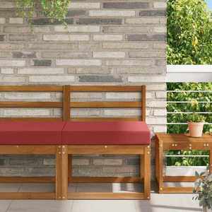 vidaXL Perna pentru canapea de exterior bordo 60 x 60 x 8 cm Poliester imagine