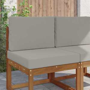 vidaXL Perna pentru canapea de exterior 2 pcs Gri Poliester imagine