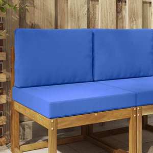 vidaXL Perna pentru canapea de exterior 2 pcs Turcoaz Poliester imagine