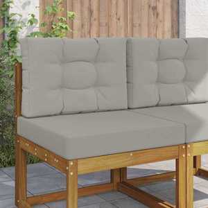 vidaXL Perna pentru canapea de exterior 2 pcs Gri Poliester imagine
