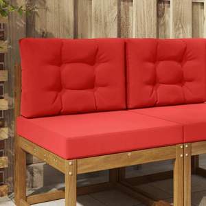 vidaXL Perna pentru canapea de exterior 2 pcs Roșu Poliester imagine
