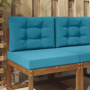 vidaXL Perna pentru canapea de exterior 2 pcs Albastru regal Poliester imagine