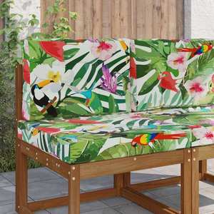 vidaXL Perna pentru canapea de exterior 2 pcs colorat Poliester imagine