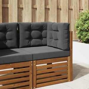 vidaXL Perna pentru canapea de exterior 3 pcs Antracit Poliester imagine