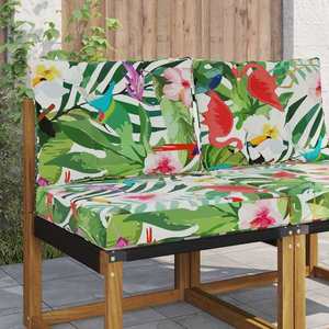 vidaXL Perna pentru canapea de exterior 2 pcs colorat Poliester imagine