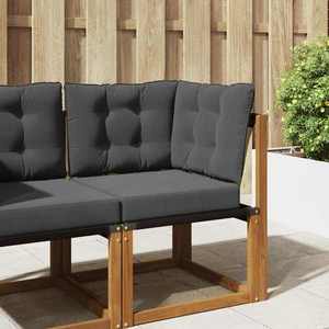 vidaXL Perna pentru canapea de exterior 3 pcs Antracit Poliester imagine