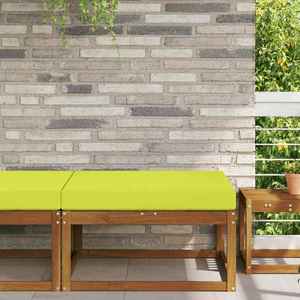 vidaXL Perna pentru canapea de exterior Verde 80 x 80 x 8 cm Poliester imagine