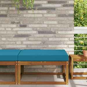 vidaXL Perna pentru canapea de exterior Albastru regal 80 x 80 x 8 cm imagine