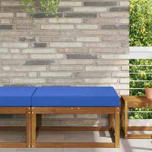 vidaXL Perna pentru canapea de exterior Turcoaz 80 x 80 x 8 cm imagine