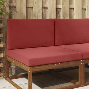 vidaXL Perna pentru canapea de exterior 2 pcs bordo Poliester imagine