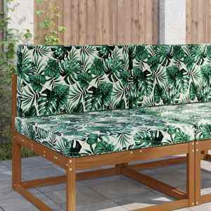 vidaXL Perna pentru canapea de exterior 2 pcs Model cu frunze imagine