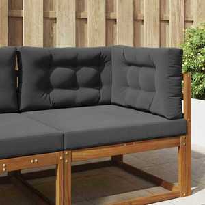 vidaXL Perna pentru canapea de exterior 3 pcs Antracit Poliester imagine