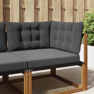 vidaXL Perna pentru canapea de exterior 3 pcs Antracit Poliester imagine