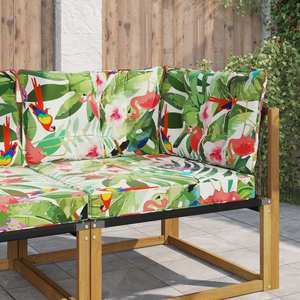 vidaXL Perna pentru canapea de exterior 3 pcs colorat Poliester imagine