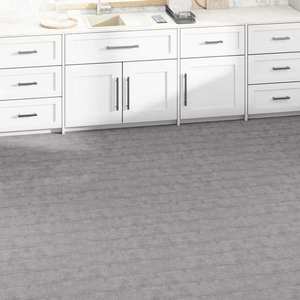 vidaXL Plăci de Pardoseală 36 pcs Ciment maro 5, 02 m² PVC imagine