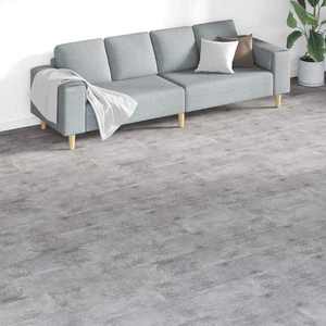 vidaXL Plăci de Pardoseală 18 pcs Ciment maro 5, 26 m² PVC imagine