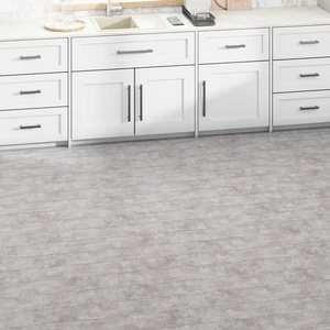 vidaXL Plăci de Pardoseală 36 pcs Gri pământiu 5, 02 m² PVC imagine