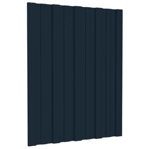 vidaXL Panou de acoperiș 12 pcs Antracit 60 x 45 cm Oțel galvanizat imagine