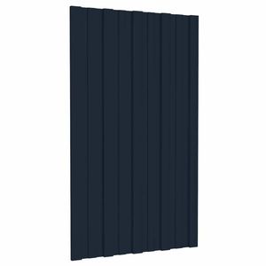vidaXL Panou de acoperiș 12 pcs Antracit 80 x 45 cm Oțel galvanizat imagine