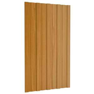 vidaXL Panou de acoperiș 12 pcs natural 80 x 45 cm Oțel galvanizat imagine