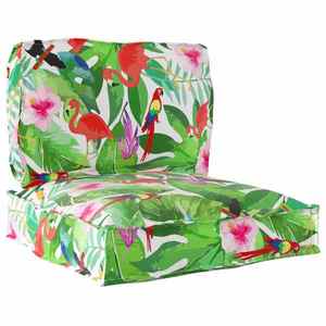 vidaXL Set de perne pentru palet Floral 2 pcs Jungla tropicală imagine