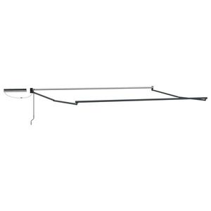 vidaXL Cadru copertină retractabil electric Antracit 5 x 3 m Oțel imagine