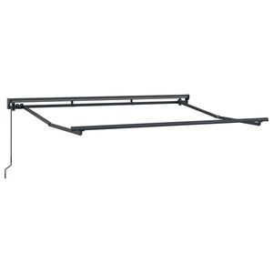 vidaXL Cadru de copertină manuală Ajustabil Antracit 3, 5 x 2 m Oțel imagine
