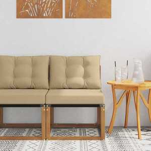 vidaXL Canapea centrală pentru exterior imagine