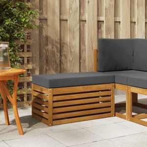 vidaXL Bancă de exterior Lemn Solid de Acacia natural imagine