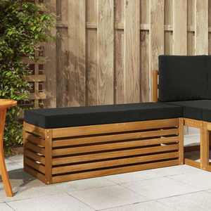 vidaXL Bancă de exterior pentru șezut Lemn Solid de Acacia natural imagine