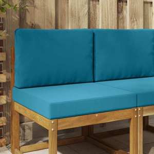 vidaXL Perna pentru canapea de exterior 2 pcs Albastru regal Poliester imagine