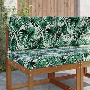 vidaXL Perna pentru canapea de exterior 2 pcs Model cu frunze imagine