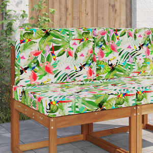 vidaXL Perna pentru canapea de exterior 2 pcs colorat Poliester imagine