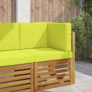 vidaXL Perna pentru canapea de exterior 3 pcs Verde Poliester imagine