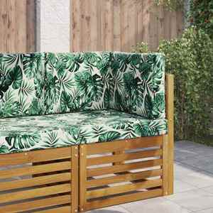 vidaXL Perna pentru canapea de exterior 3 pcs Model cu frunze imagine