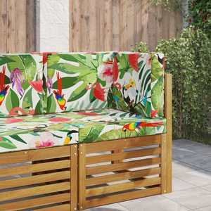 vidaXL Perna pentru canapea de exterior 3 pcs colorat Poliester imagine