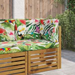 vidaXL Perna pentru canapea de exterior 3 pcs colorat Poliester imagine